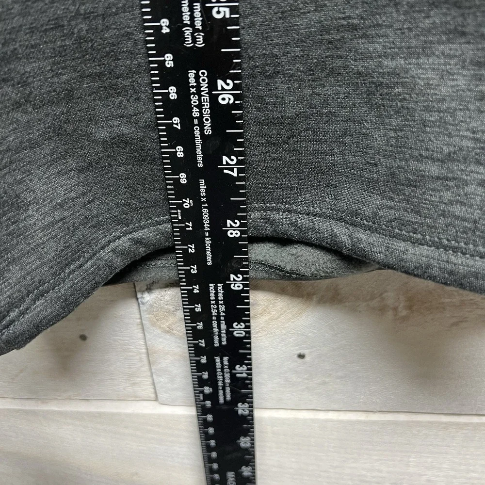 The North Face Sweater‎ Mens Large Gray Fleece Half Zip Pullover Hiking Outdoor